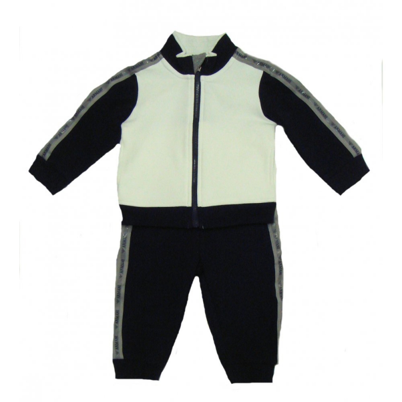 Babies Track Suit Grey Black